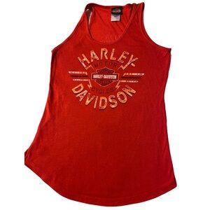 * Harley Davidson 2016 Zion Washington, Utah red tank top women’s size M